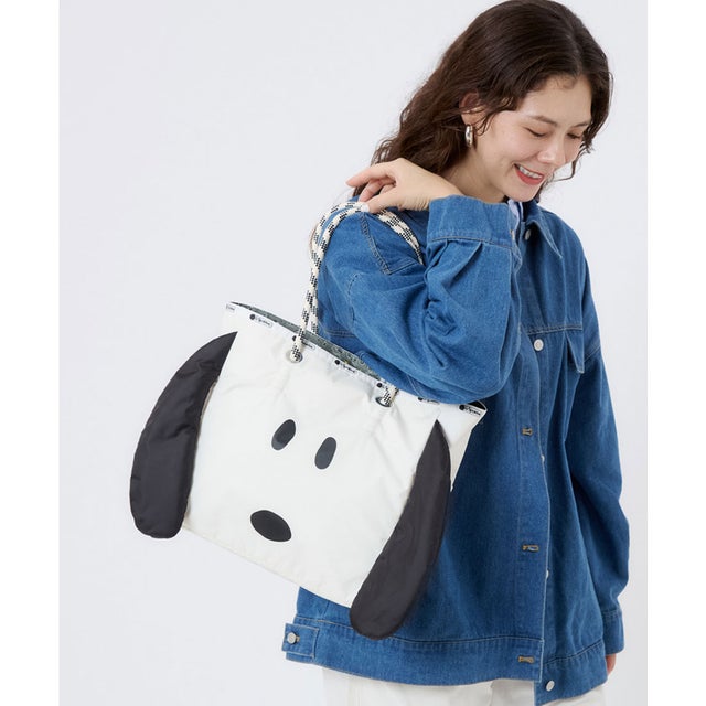 SNOOPY FACE PUFFY TOTE （スヌーピーフェイス）