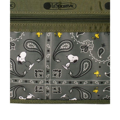 レスポートサック LeSportsac MINI DUFFEL CROSSBODY （ピーナッツ バンダナパーティー グリーン）｜詳細画像