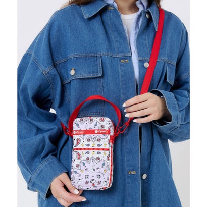 レスポートサック LeSportsac MINI PHONE CROSSBODY （ピーナッツ バンダナパーティー マルチ）｜詳細画像