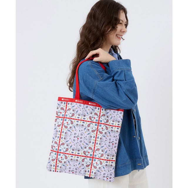 LARGE EMERALD TOTE （ピーナッツ バンダナパーティー マルチ）