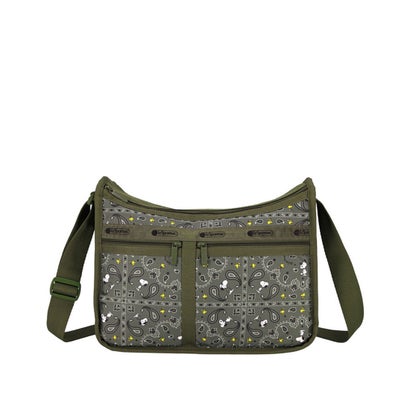 レスポートサック LeSportsac DELUXE EVERYDAY BAG （ピーナッツ バンダナパーティー グリーン）｜詳細画像