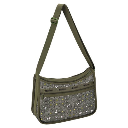 レスポートサック LeSportsac DELUXE EVERYDAY BAG （ピーナッツ バンダナパーティー グリーン）｜詳細画像