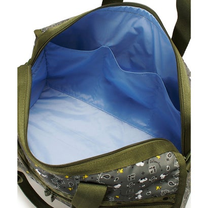 レスポートサック LeSportsac DELUXE MED WEEKENDER （ピーナッツ バンダナパーティー グリーン）｜詳細画像