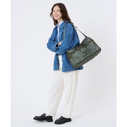 レスポートサック LeSportsac DELUXE MED WEEKENDER （ピーナッツ バンダナパーティー グリーン）｜詳細画像
