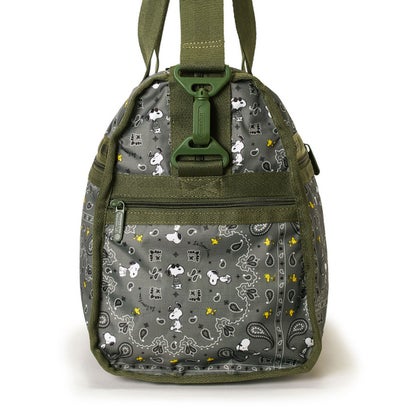 レスポートサック LeSportsac DELUXE MED WEEKENDER （ピーナッツ バンダナパーティー グリーン）｜詳細画像