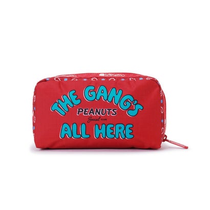レスポートサック LeSportsac RECTANGULAR COSMETIC （ピーナッツギャング コスメティック レッド）｜詳細画像