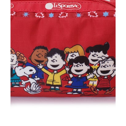 レスポートサック LeSportsac RECTANGULAR COSMETIC （ピーナッツギャング コスメティック レッド）｜詳細画像