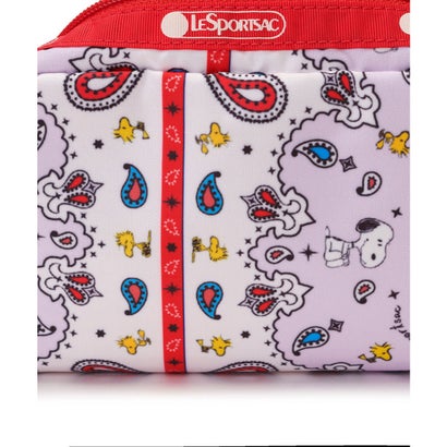 レスポートサック LeSportsac RECTANGULAR COSMETIC （ピーナッツ バンダナパーティー マルチ）｜詳細画像