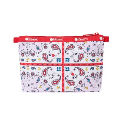 レスポートサック LeSportsac COSMETIC CLUTCH （ピーナッツ バンダナパーティー マルチ）｜詳細画像
