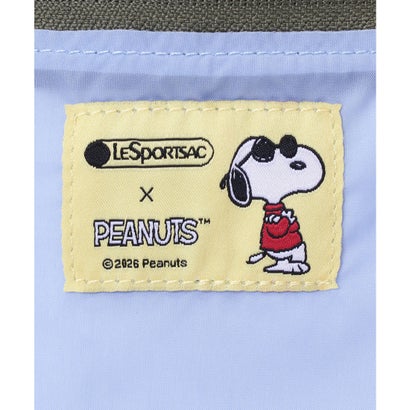 レスポートサック LeSportsac COSMETIC CLUTCH （ピーナッツ バンダナパーティー グリーン）｜詳細画像