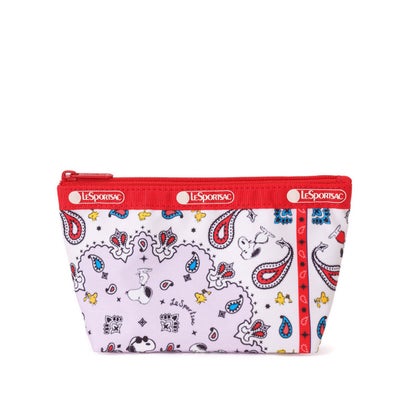 レスポートサック LeSportsac SMALL SLOAN COSMETIC （ピーナッツ バンダナパーティー マルチ）｜詳細画像