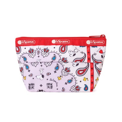 レスポートサック LeSportsac SMALL SLOAN COSMETIC （ピーナッツ バンダナパーティー マルチ）｜詳細画像