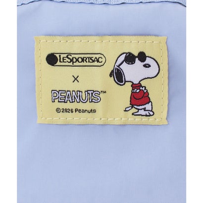 レスポートサック LeSportsac SQUARE COSMETIC （ピーナッツ バンダナパーティー グリーン）｜詳細画像