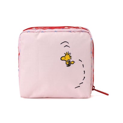 レスポートサック LeSportsac MED SQUARE COSMETIC （スヌーピー スケートボードコスメティック）｜詳細画像