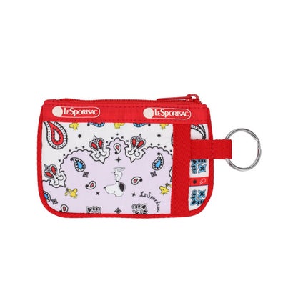 レスポートサック LeSportsac KEY CARD HOLDER （ピーナッツ バンダナパーティー マルチ）｜詳細画像