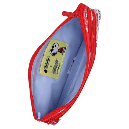 レスポートサック LeSportsac 3ZIP COSMETIC （ピーナッツ バンダナパーティー マルチ）｜詳細画像
