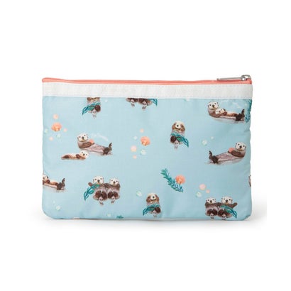 レスポートサック LeSportsac 3ZIP COSMETIC （フローティングシーオッターズ）｜詳細画像
