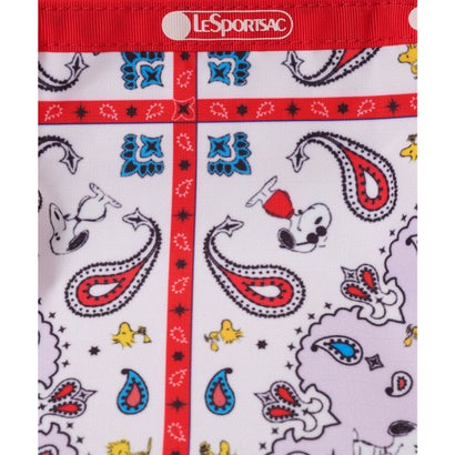 レスポートサック LeSportsac LARGE ZIP POUCH （ピーナッツ バンダナパーティー マルチ）｜詳細画像
