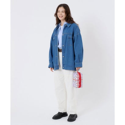 レスポートサック LeSportsac LARGE ZIP POUCH （ピーナッツ バンダナパーティー マルチ）｜詳細画像