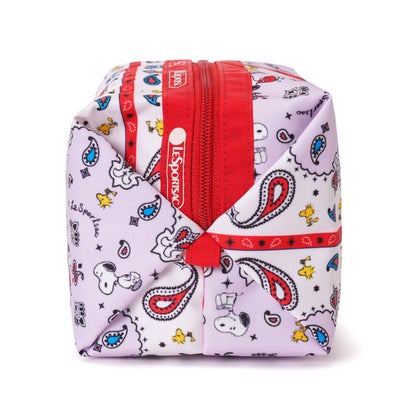 レスポートサック LeSportsac LARGE ZIP POUCH （ピーナッツ バンダナパーティー マルチ）｜詳細画像