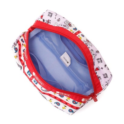 レスポートサック LeSportsac LARGE ZIP POUCH （ピーナッツ バンダナパーティー マルチ）｜詳細画像