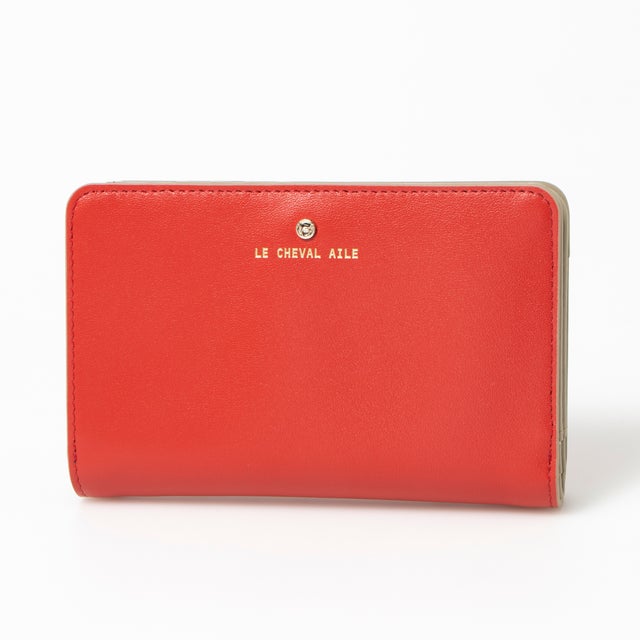 
                    二つ折り財布 （RED）