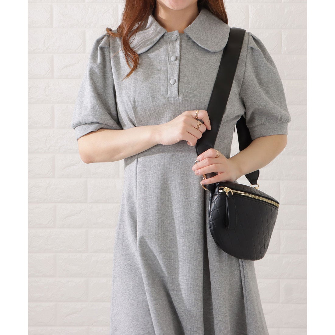 レースレディース Lace Ladies レザー調メッシュデザインショルダー 