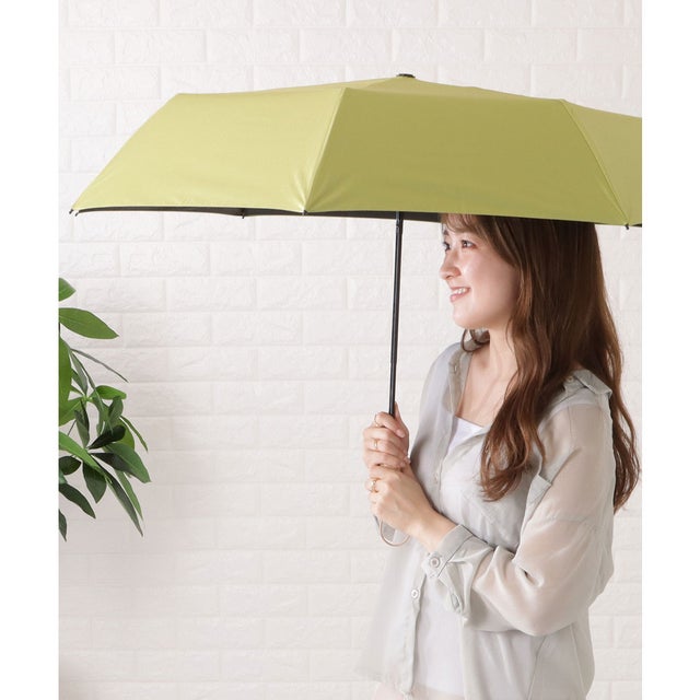 
                    晴雨兼用ベーシックウッド折りたたみ傘 （グリーン）