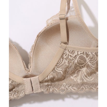 レースレディース Lace Ladies 【2点セット】カットアウト風 サイド レース ブラ&ショーツ【返品不可商品】 （ブラック）｜詳細画像