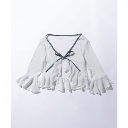 レースレディース Lace Ladies 【2点セット】ボレロ付き フリル ティアード ワンピース 水着 （ピンク）｜詳細画像