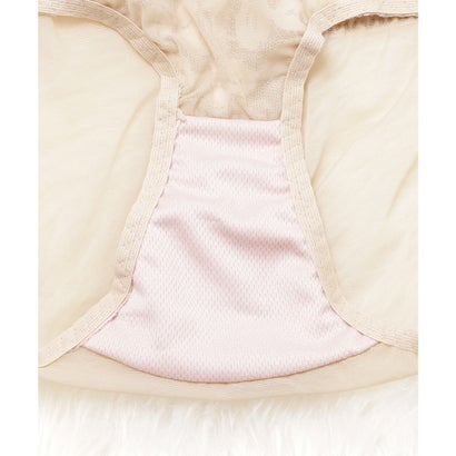 レースレディース Lace Ladies ノンワイヤー 脇高ケミカルレースブラ＆ショーツ 2点セット【返品不可商品】 （パープル）｜詳細画像