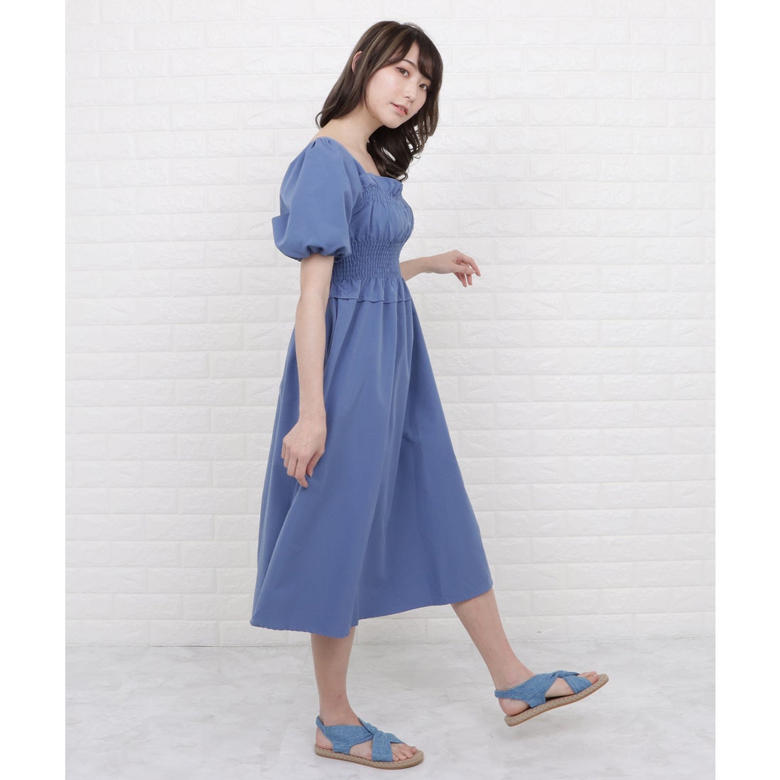 レースレディース Lace Ladies スクエアネックパフスリーブ