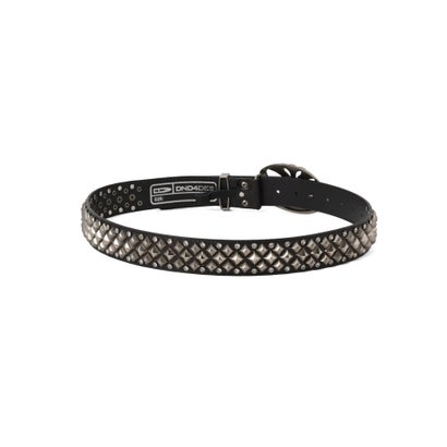 エルエイチピー L.H.P. DND4DES／StuddedPlateBuckleBelt （ホワイト）｜詳細画像
