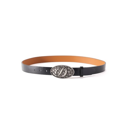 Skull Leather Belt （ブラック）｜詳細画像