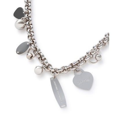 JUSTINE CLENQUET/ジュスティーヌ・クランケ/KIKI NECKLACE （ブラックカモ2）｜詳細画像
