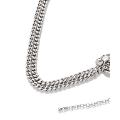 JUSTINE CLENQUET/ジュスティーヌ・クランケ/AYA NECKLACE （ブラックカモ2）｜詳細画像