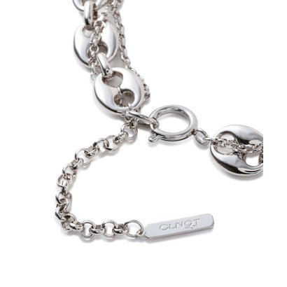 JUSTINE CLENQUET/ジュスティーヌ・クランケ/ROCIO NECKLACE （ブラックカモ2）｜詳細画像