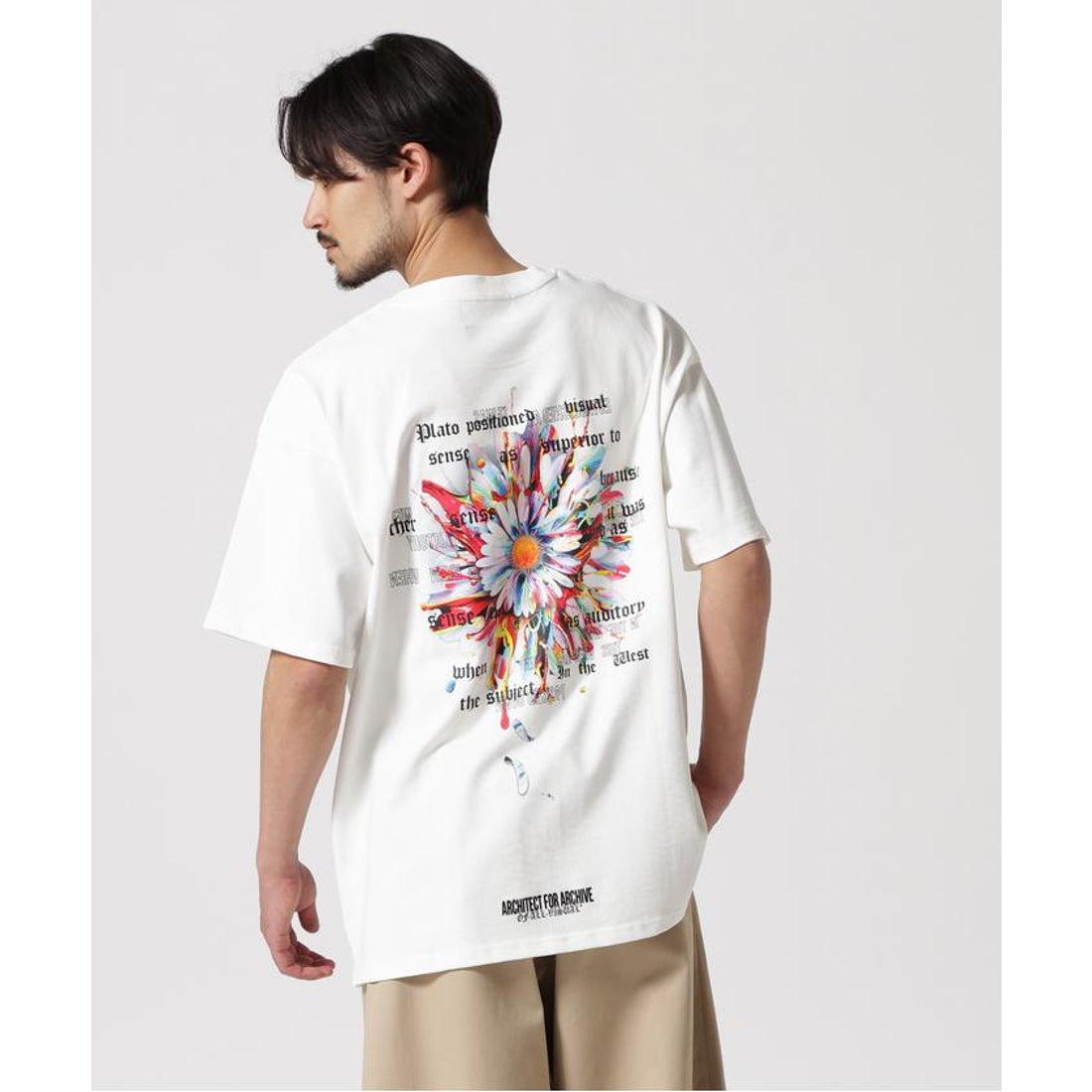 エルエイチピー L.H.P. A4A/エーフォーエー/BELLIS s/s TEE （ホワイト LHP Tシャツ