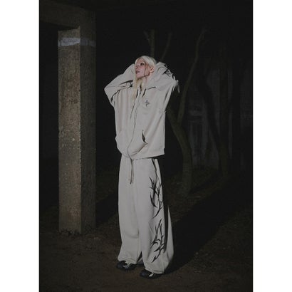N4N／DaggerTribal Logo Sweat Pt （ブラック）｜詳細画像
