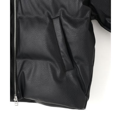 DS／FAUX LEATHER SHORT BZ REFLE （ブラック1）｜詳細画像