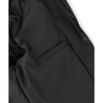 DS／FAUX LEATHER SHORT BZ REFLE （ブラック1）｜詳細画像