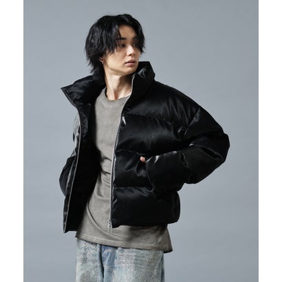 DS／FAUX LEATHER SHORT BZ REFLE （ブラック1）｜詳細画像