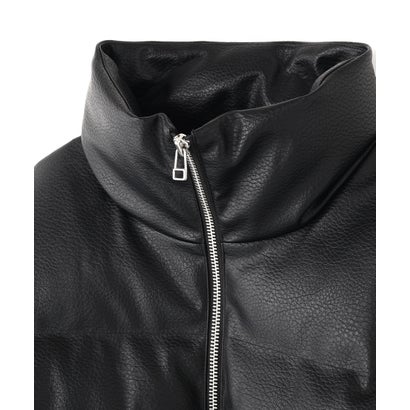 DS／FAUX LEATHER SHORT BZ REFLE （ブラック1）｜詳細画像