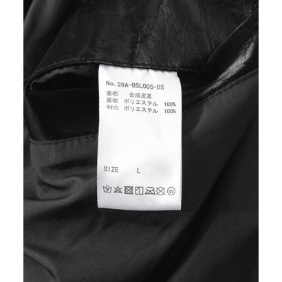 DS／FAUX LEATHER SHORT BZ SHINY （ブラック1）｜詳細画像