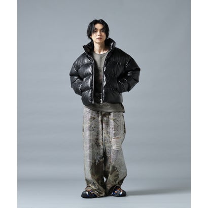 DS／FAUX LEATHER SHORT BZ SHINY （ブラック1）｜詳細画像
