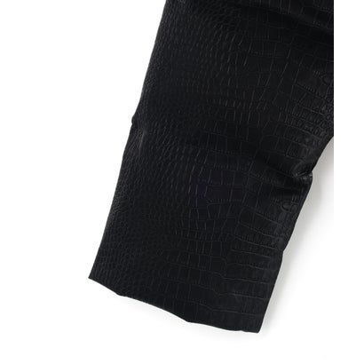 DS／FAUX LEATHER SHORT BZ COWHI （ブラック1）｜詳細画像