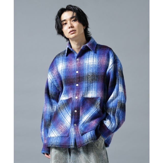 DS／SHAGGY SH CHECK （ブルー）