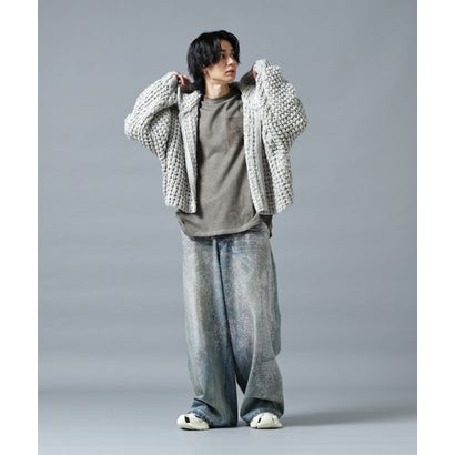エルエイチピー L.H.P. DS／WAFFLE KNIT ZHD （ブラック）｜詳細画像