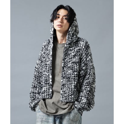 エルエイチピー L.H.P. DS／WAFFLE KNIT ZHD （ブラック）｜詳細画像