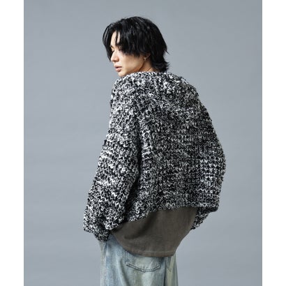 エルエイチピー L.H.P. DS／WAFFLE KNIT ZHD （ブラック）｜詳細画像